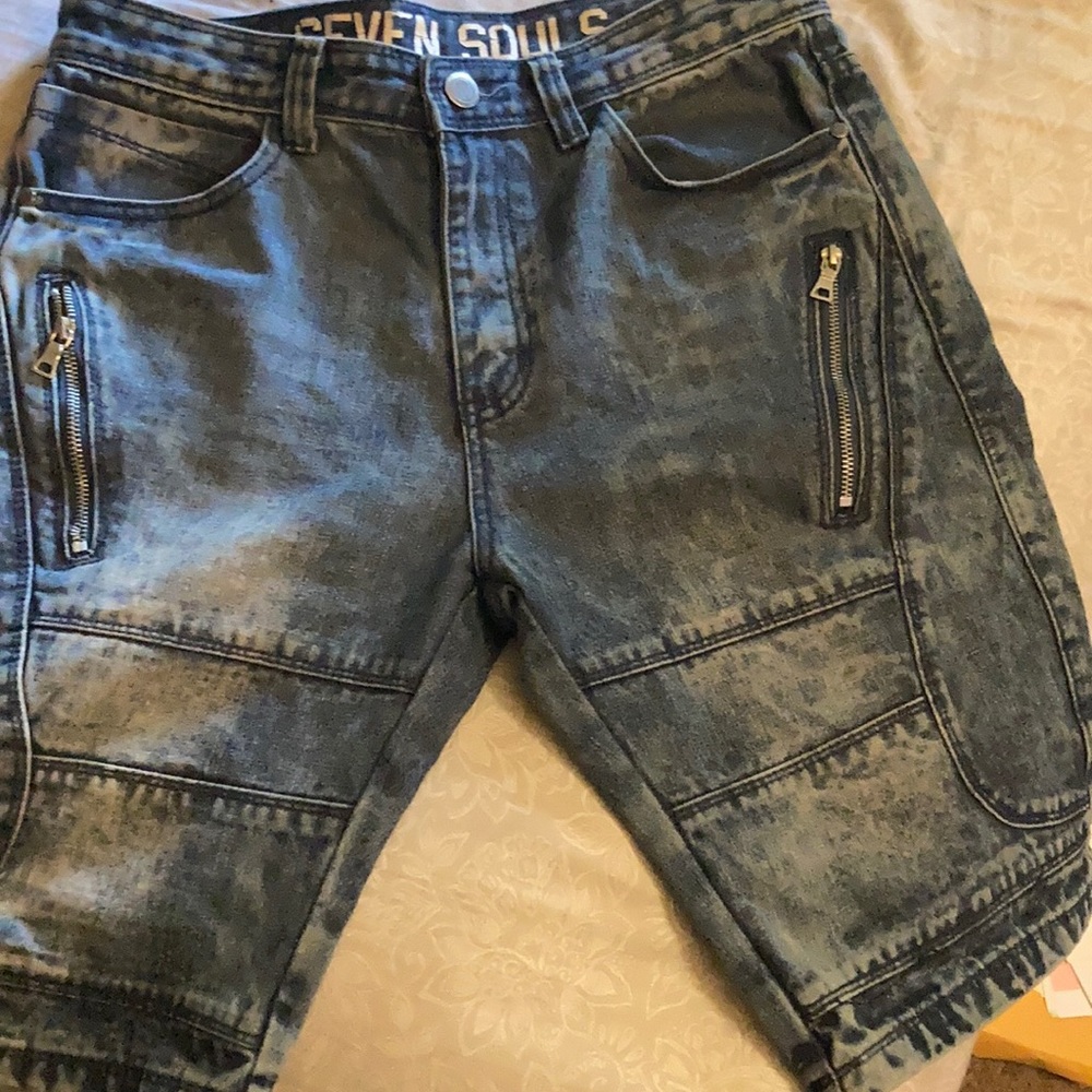Dark blue Jean shorts